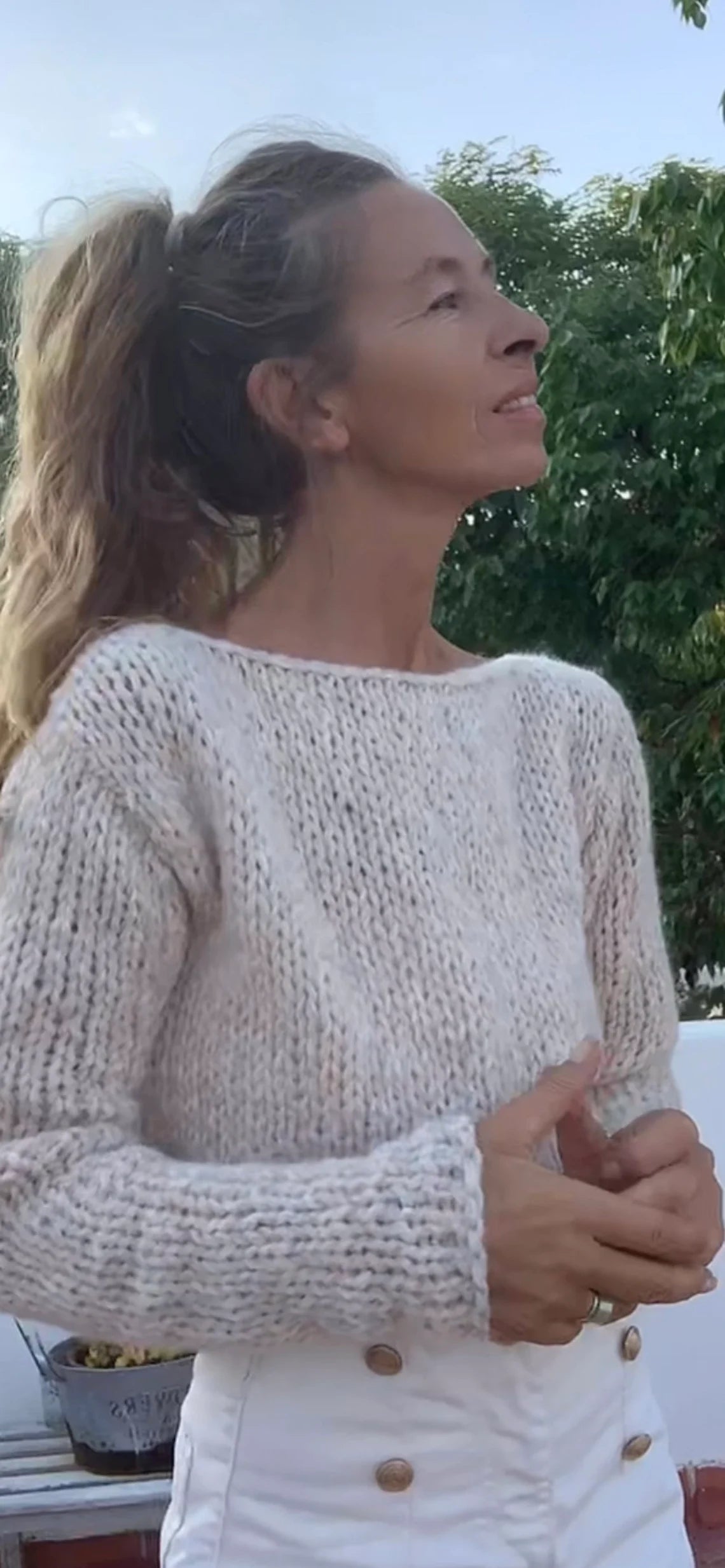 Camel alpaca cropped top neutral camel sweater pullover long sleeved slim fit cropped winter sweater