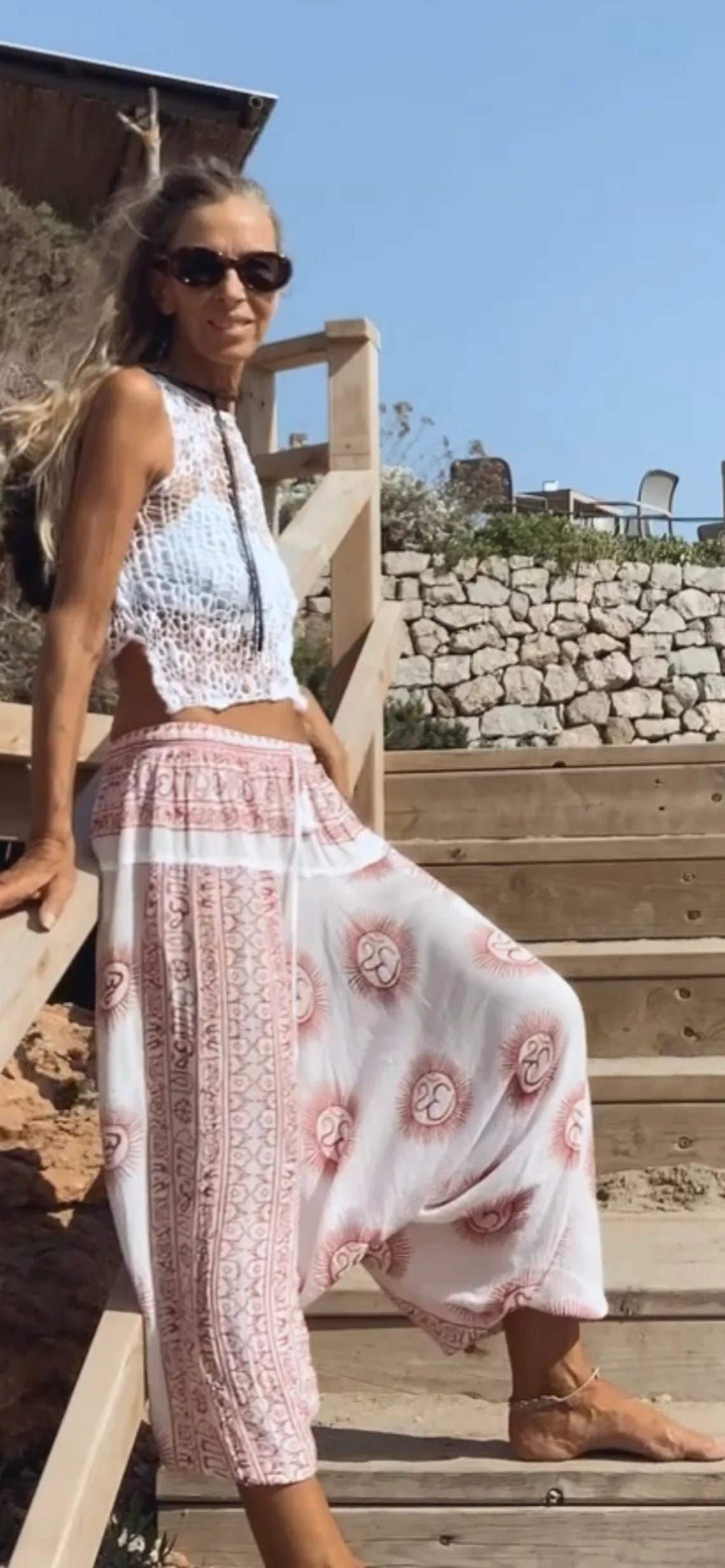 white Sheer knit tank top with a stepped hemline, summer sweater, cotton tank top, silver gray vest, iLE AiYE organic knitwear