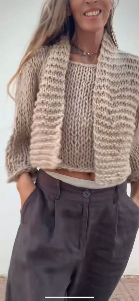 Beige alpaca sweater, crop top, a blend of alpaca and wool custom colours and sizes